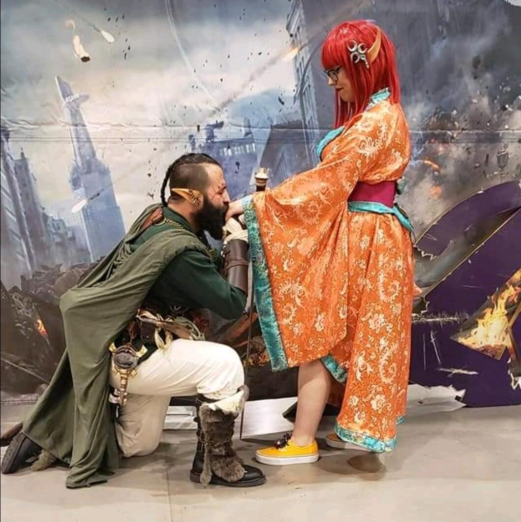 Even adventurers remember chivalry matters.