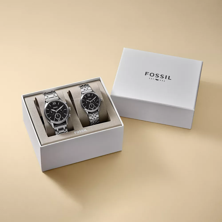 Fossil matching couple watches
