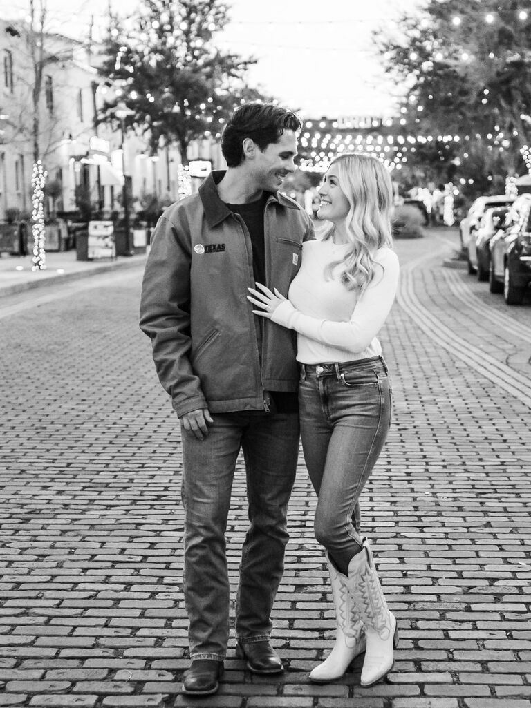 On a memorable winter evening, John took a pivotal step in their relationship and proposed. They are thrilled to embark on this next phase of their lives, and excited for the growth and adventures that lie ahead.
