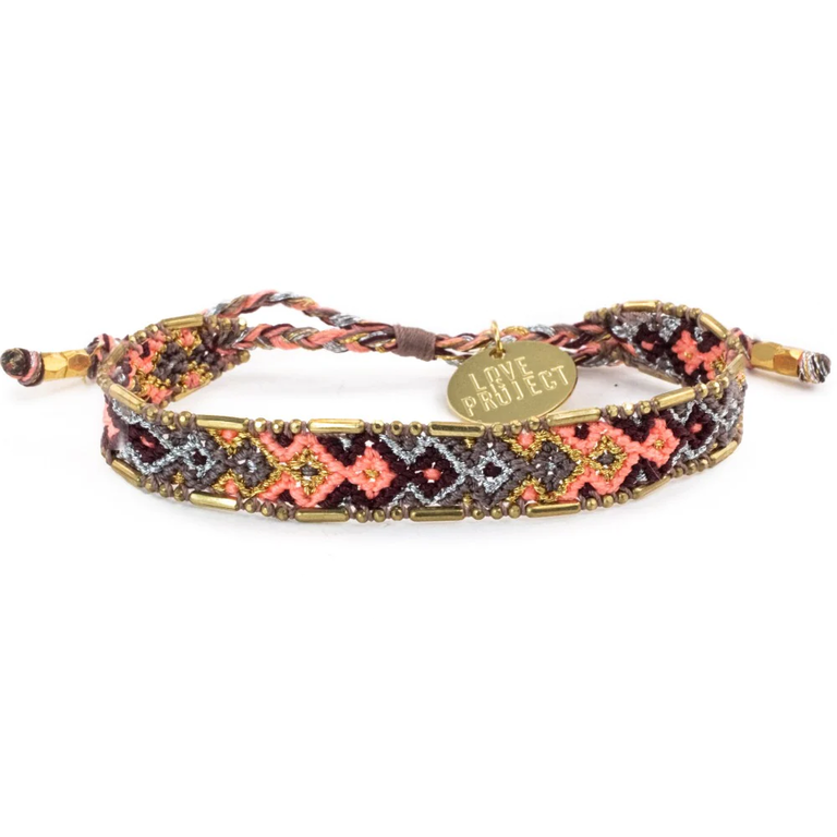 Gold friendship bracelet from Love Is Project for your bach party