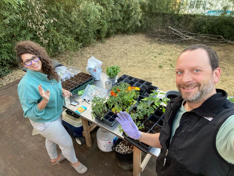 And tomato growing experiments in Alexandria...