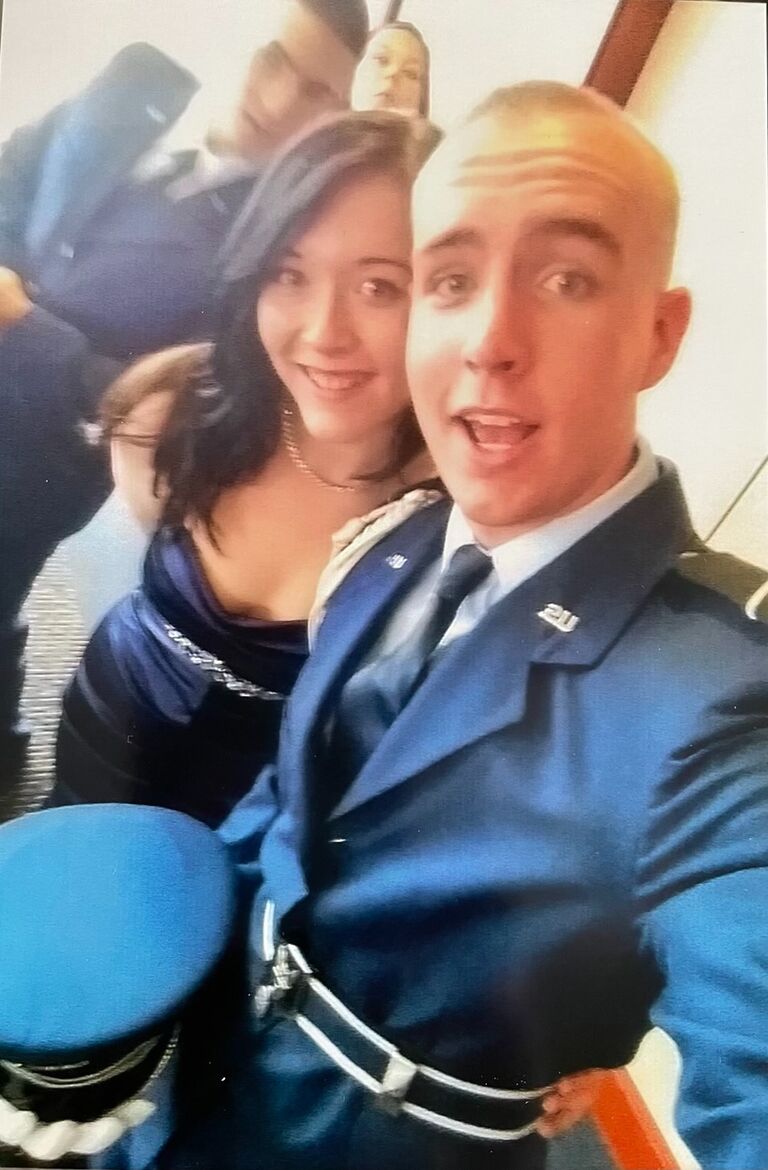 Age 19. Josh's college Military Ball.