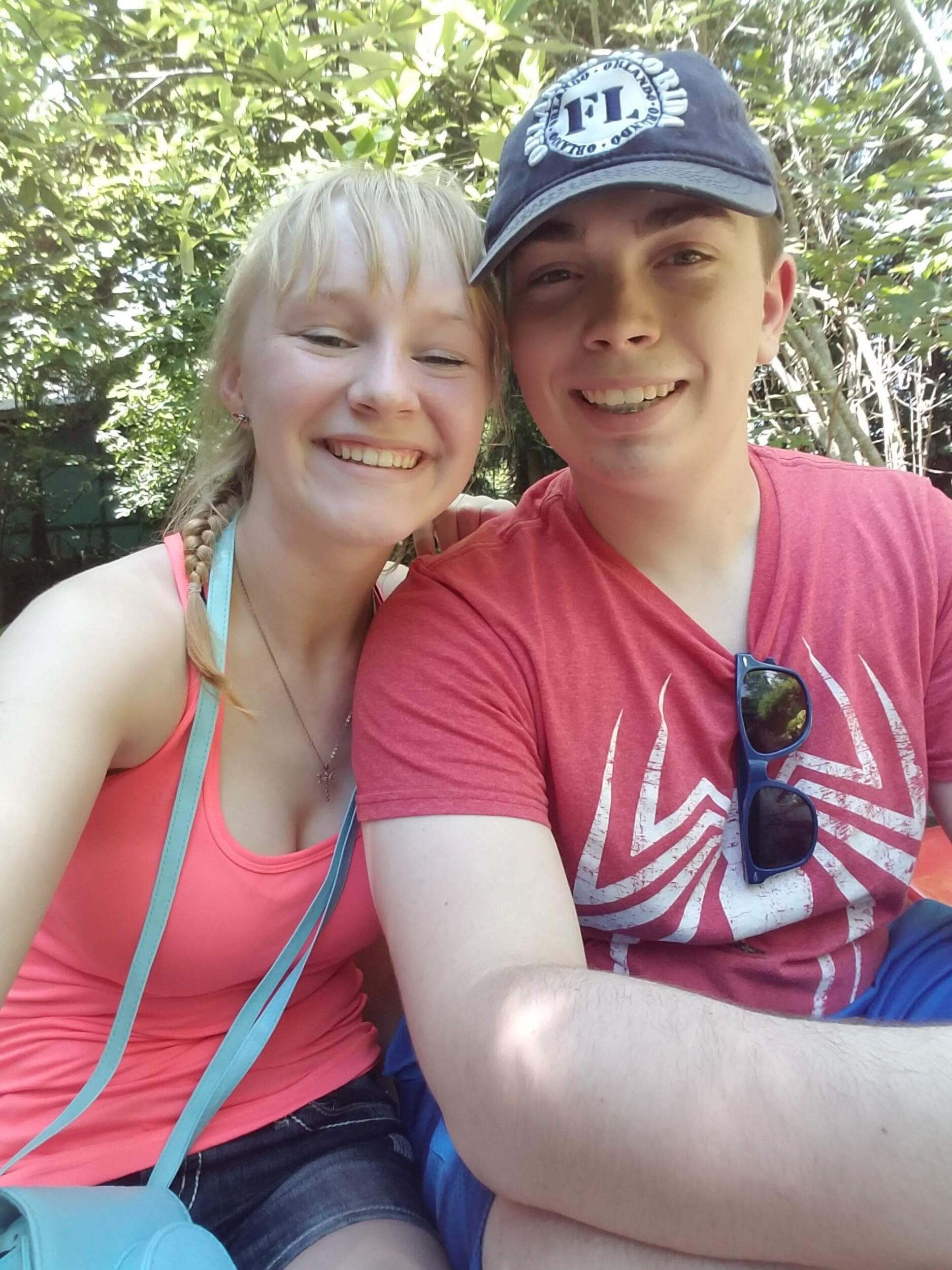 At the Columbus Zoo to celebrate 2 years together