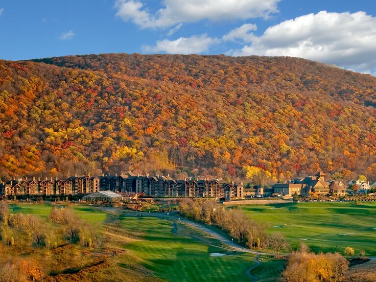 Exterior field at Crystal Springs Resort in New Jersey