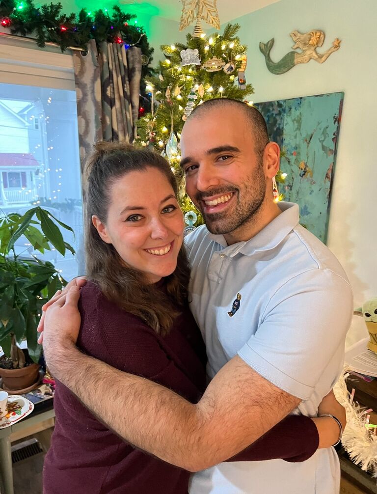 Our first Thanksgiving/Christmas together