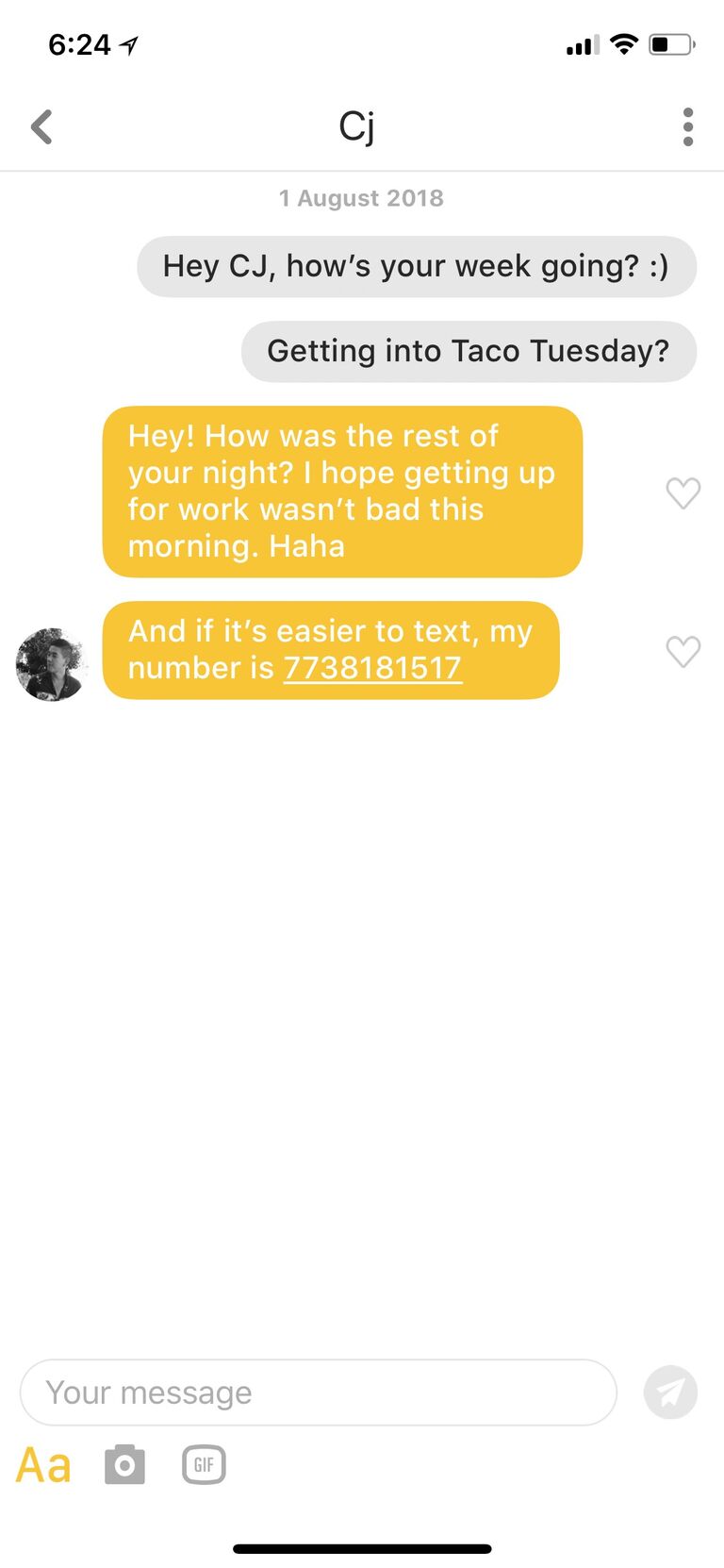 1st Time Meeting on the Dating App Bumble