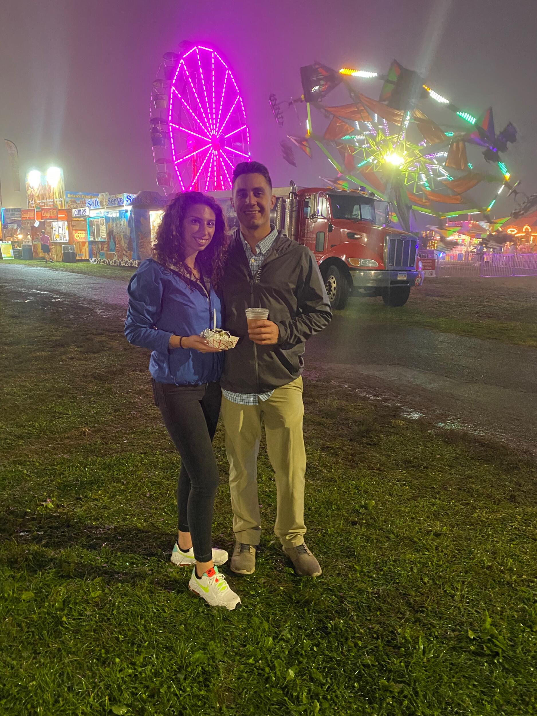 going to as many fairs as possible,