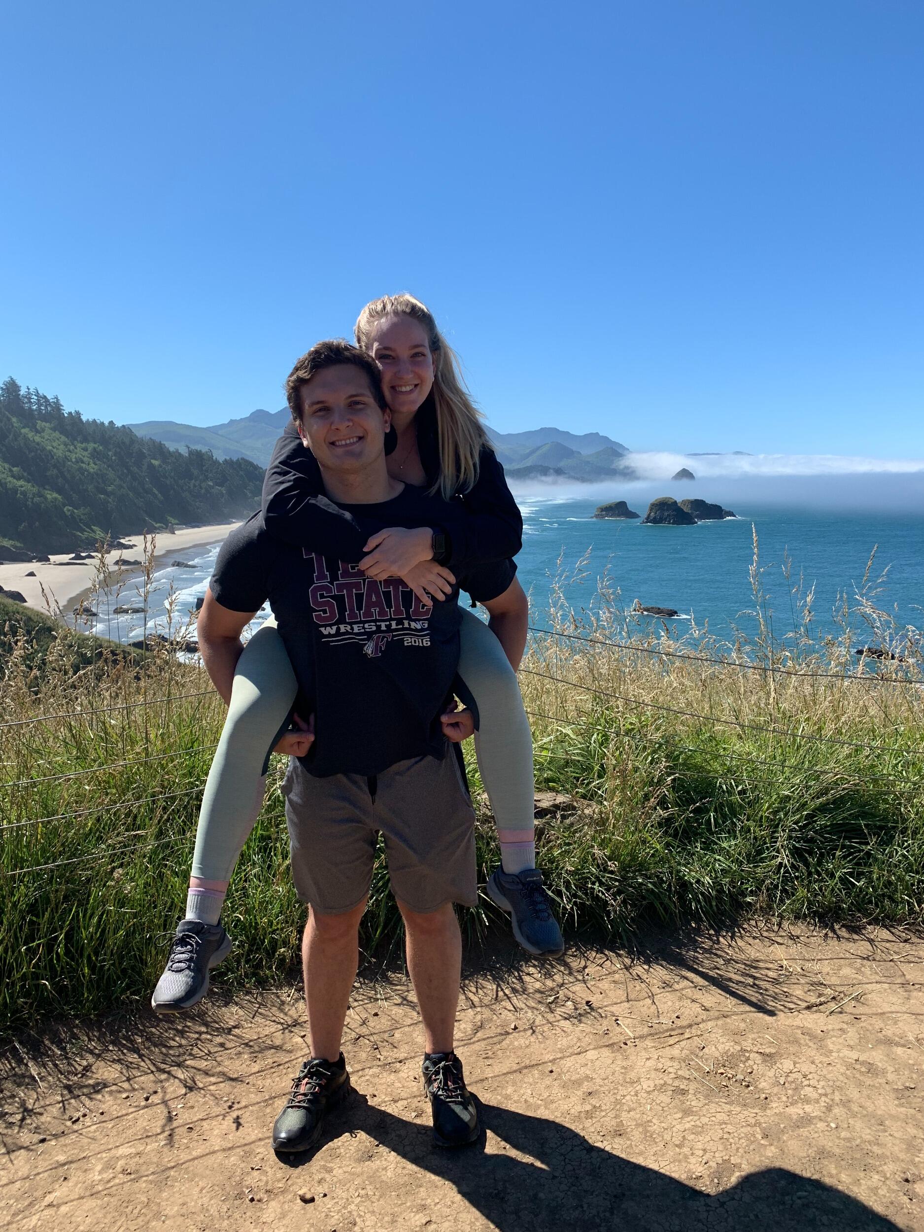 experiencing so many fun places together - cannon beach, oregon!