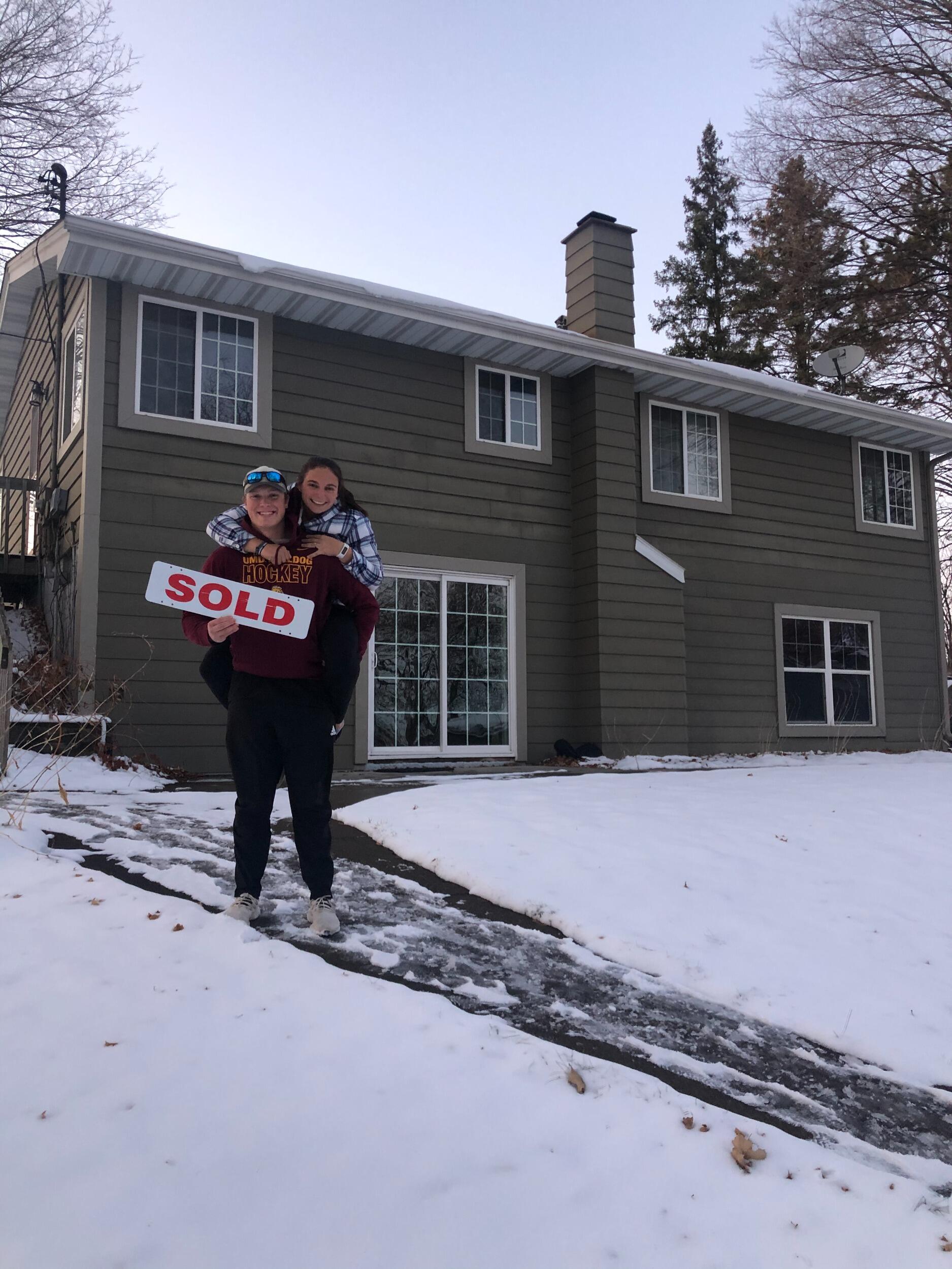 Closed on our first home in Rockford, MN