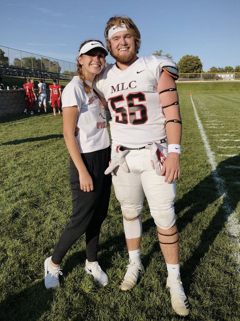 Football was by far the highlight of both Jon and Katie's time at MLC. 