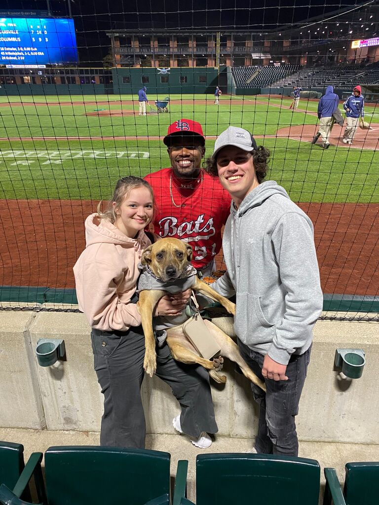 Puppypalooza with an anxiety filled Prince at the Clippers game!