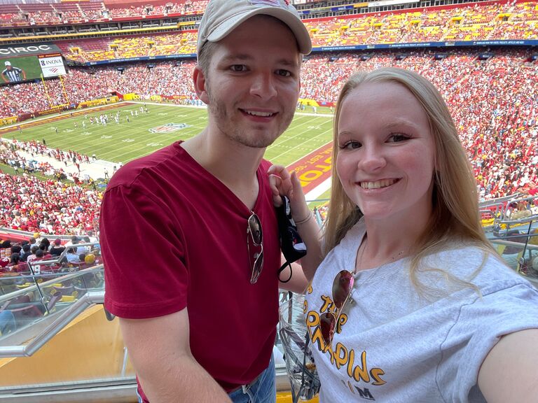 Washington Commanders Football Game - Lexi got Free Tickets