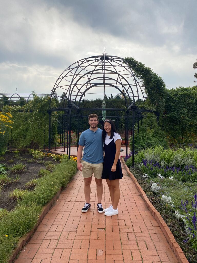 Wyatt and Olivia sophomore year enjoyed dates in St. Cloud.