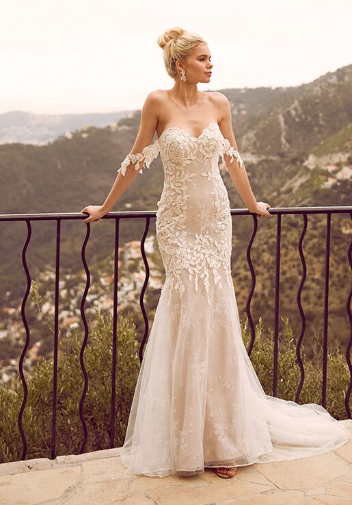 soft mermaid wedding dress