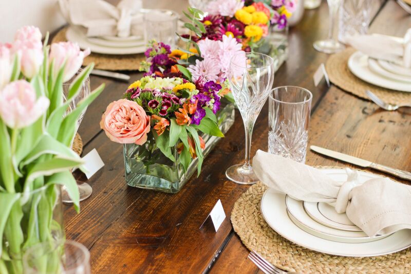 Spring tables cape - spring birthday party ideas