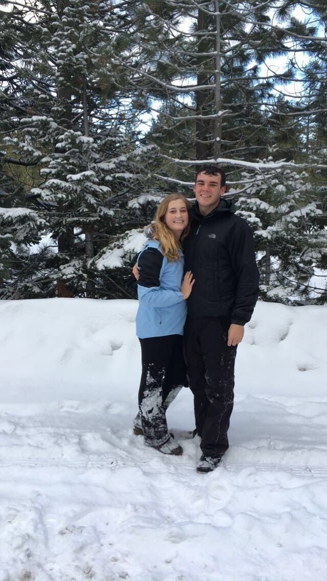 First trip to the snow! Went sledding with Erin's family