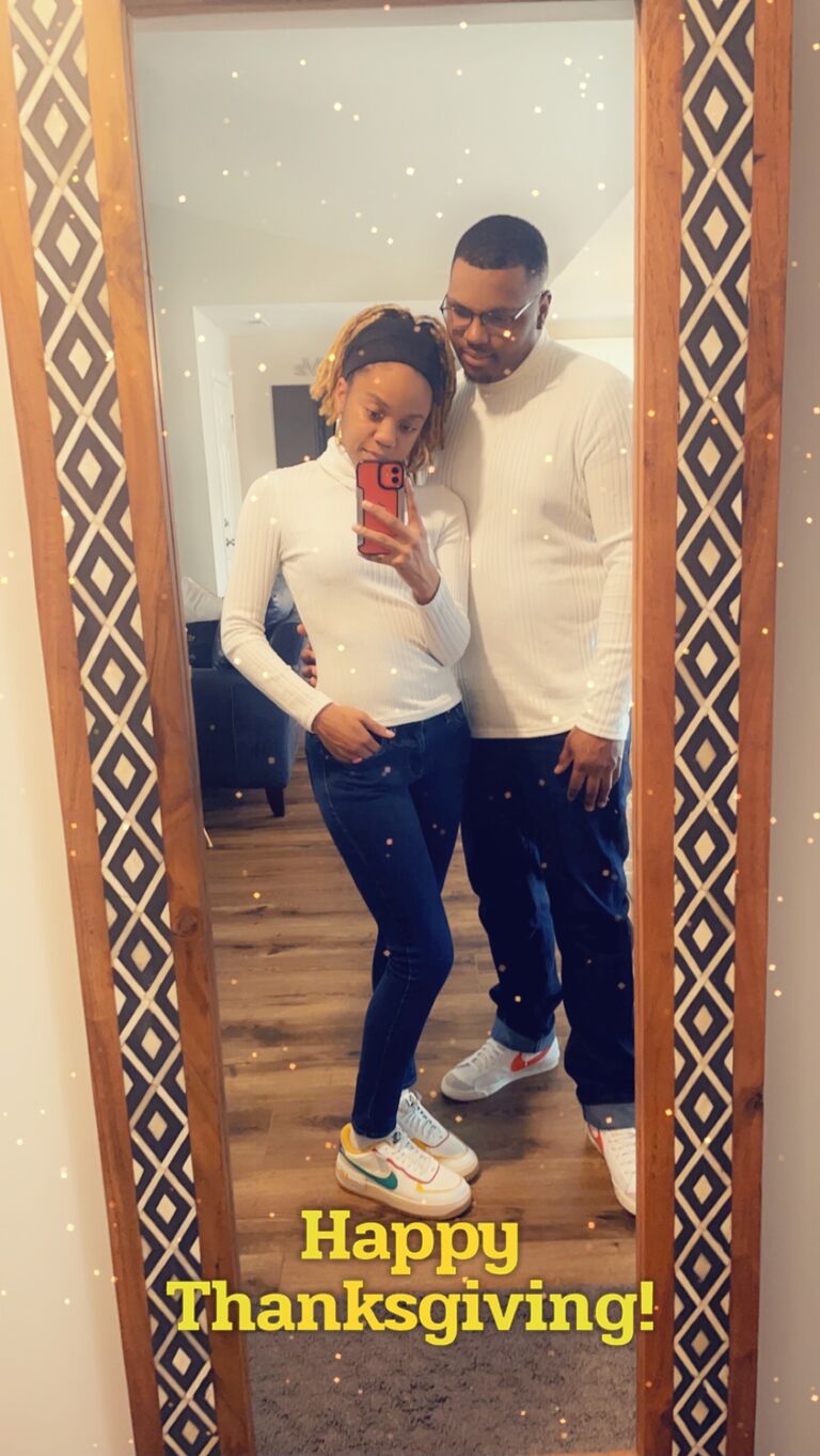 Spent our first Thanksgiving together.