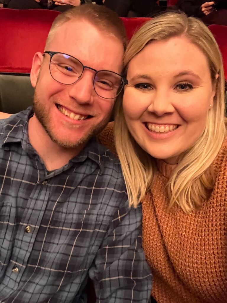 Josh and I went to the Orpheum for his first broadway show experience!