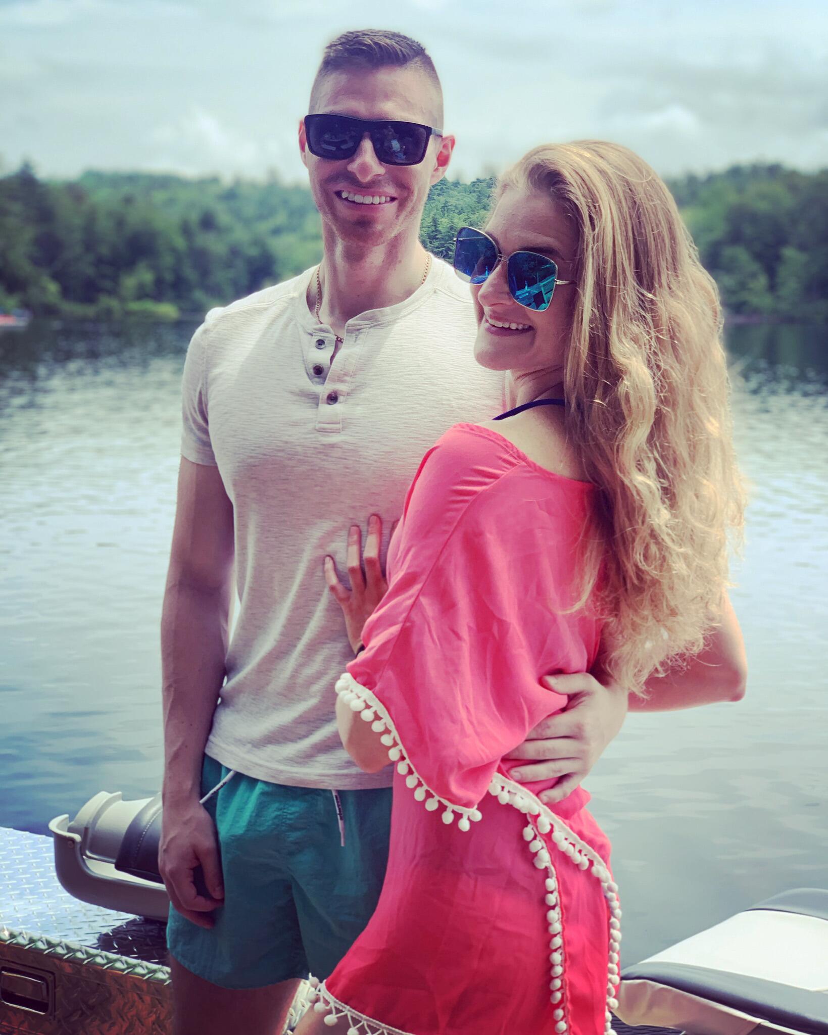 Views both on and off the dock.