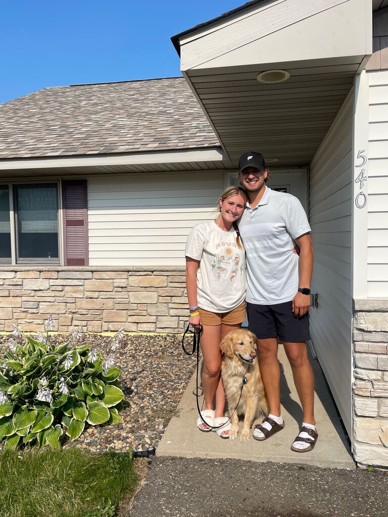 Lexi and Logan moved in together in Roberts Wisconsin!