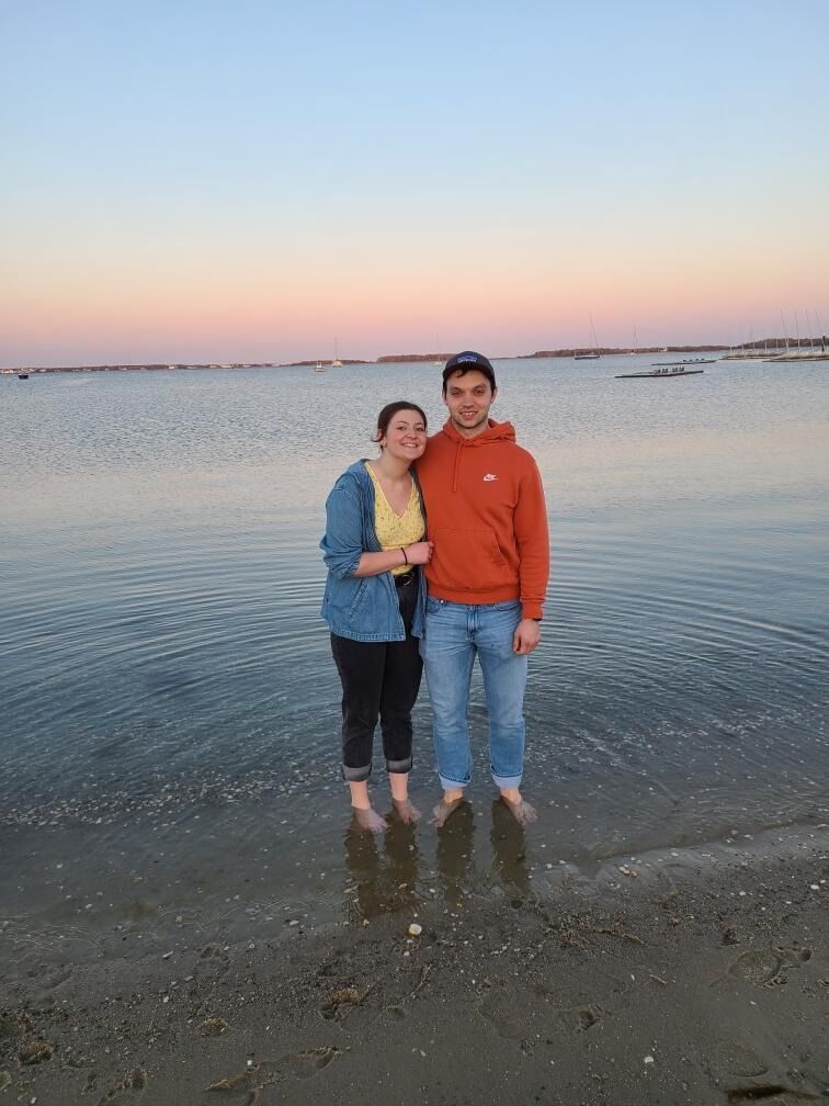 Cape Cod on Choir Tour 2022. This was Kaleb's first time seeing the ocean!