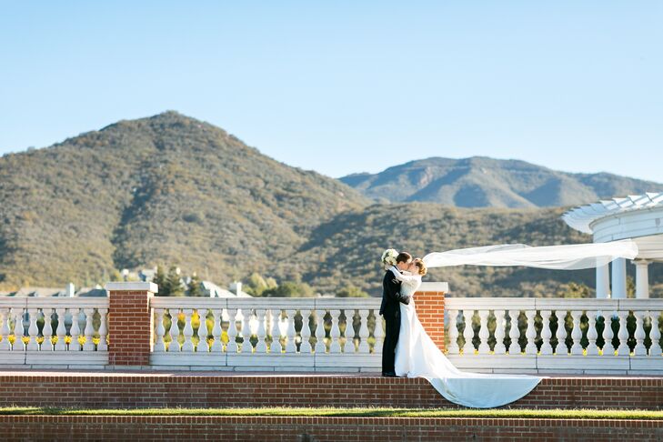 Country Club Wedding Terrace Ceremony