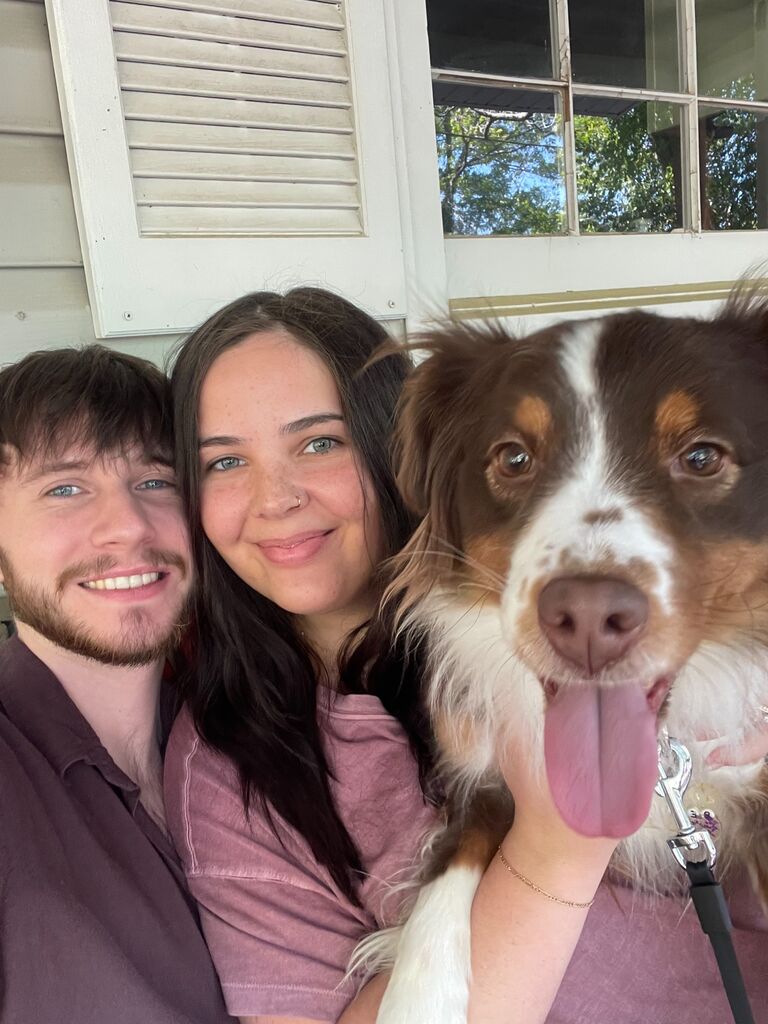 Family enjoying the nice weather on the porch!