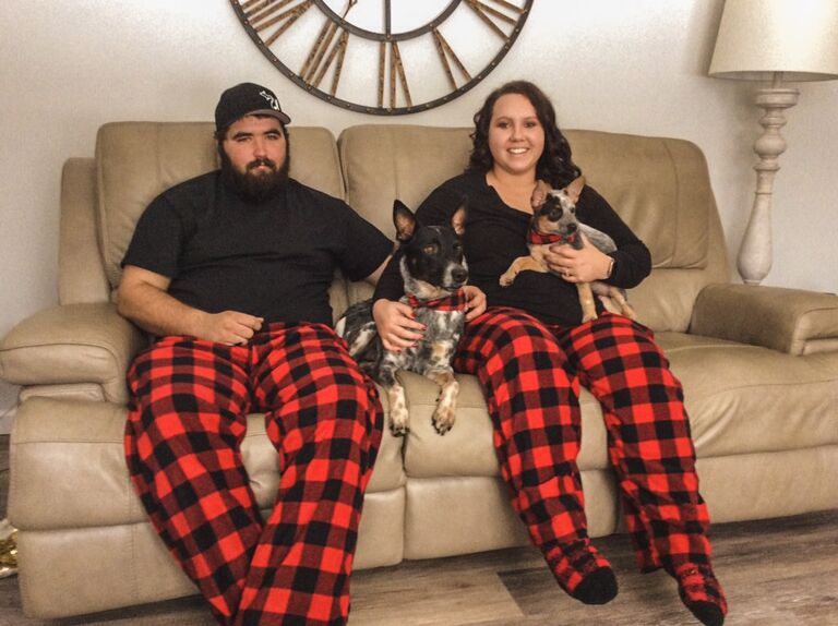 Our first picture as a family of 4 ❤️ Everyone meet Case.