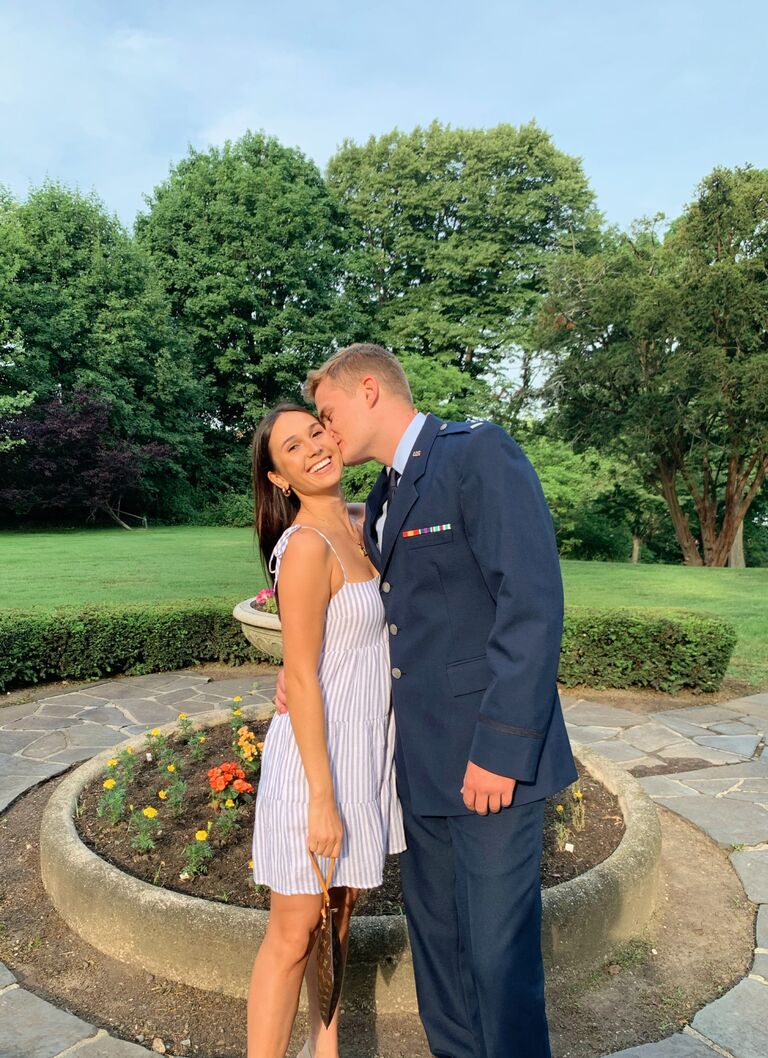 In June of 2021, after almost an entire year of long distance, Dylan graduated from the USMMA and moved to Denver. 