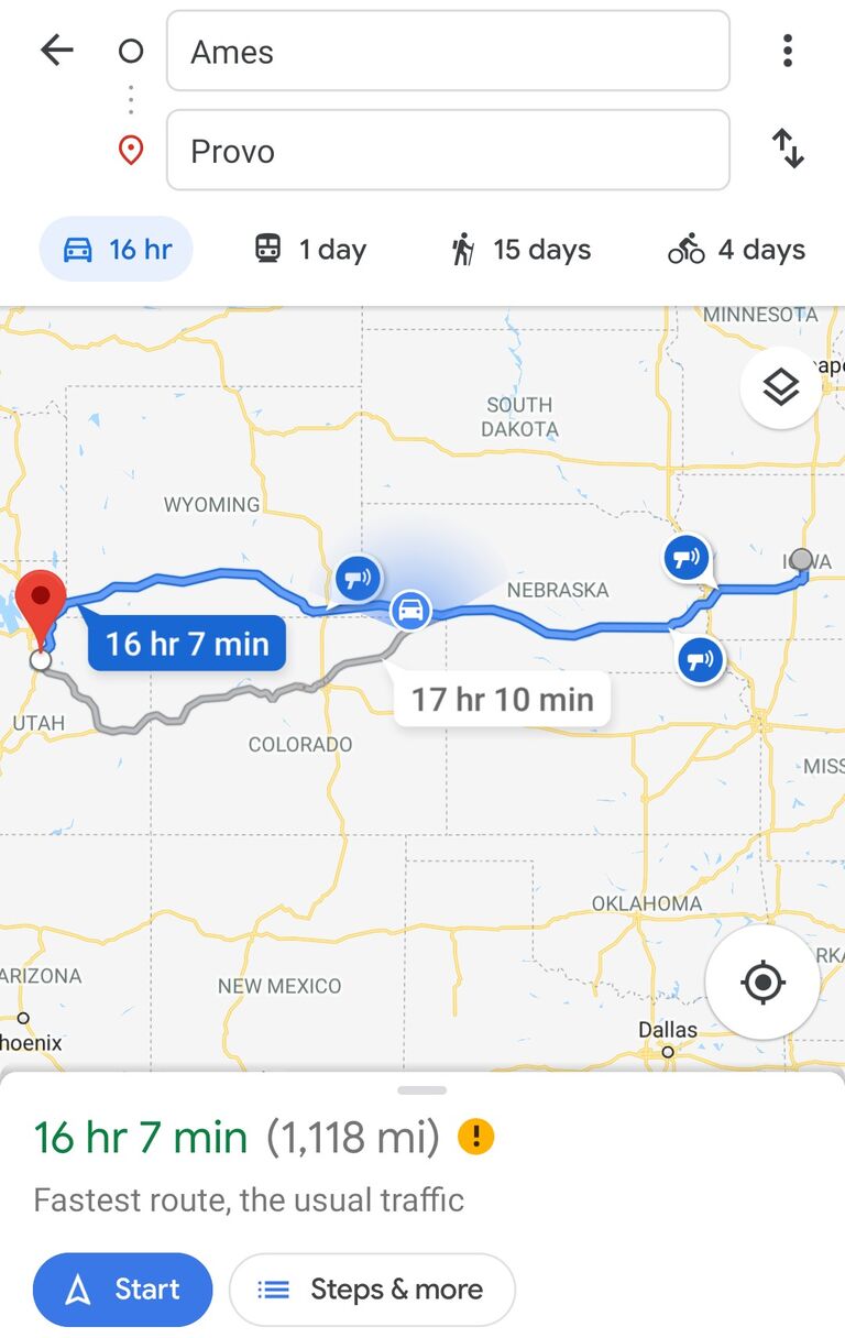 Luke went to Iowa State and I was a BYU student who lived more than 16 hours away. After the summer we met, the first year of our relationship was practically all long distance. Every so often, Luke drove through the night to surprise me. Words cannot describe how happy those visits made me.
