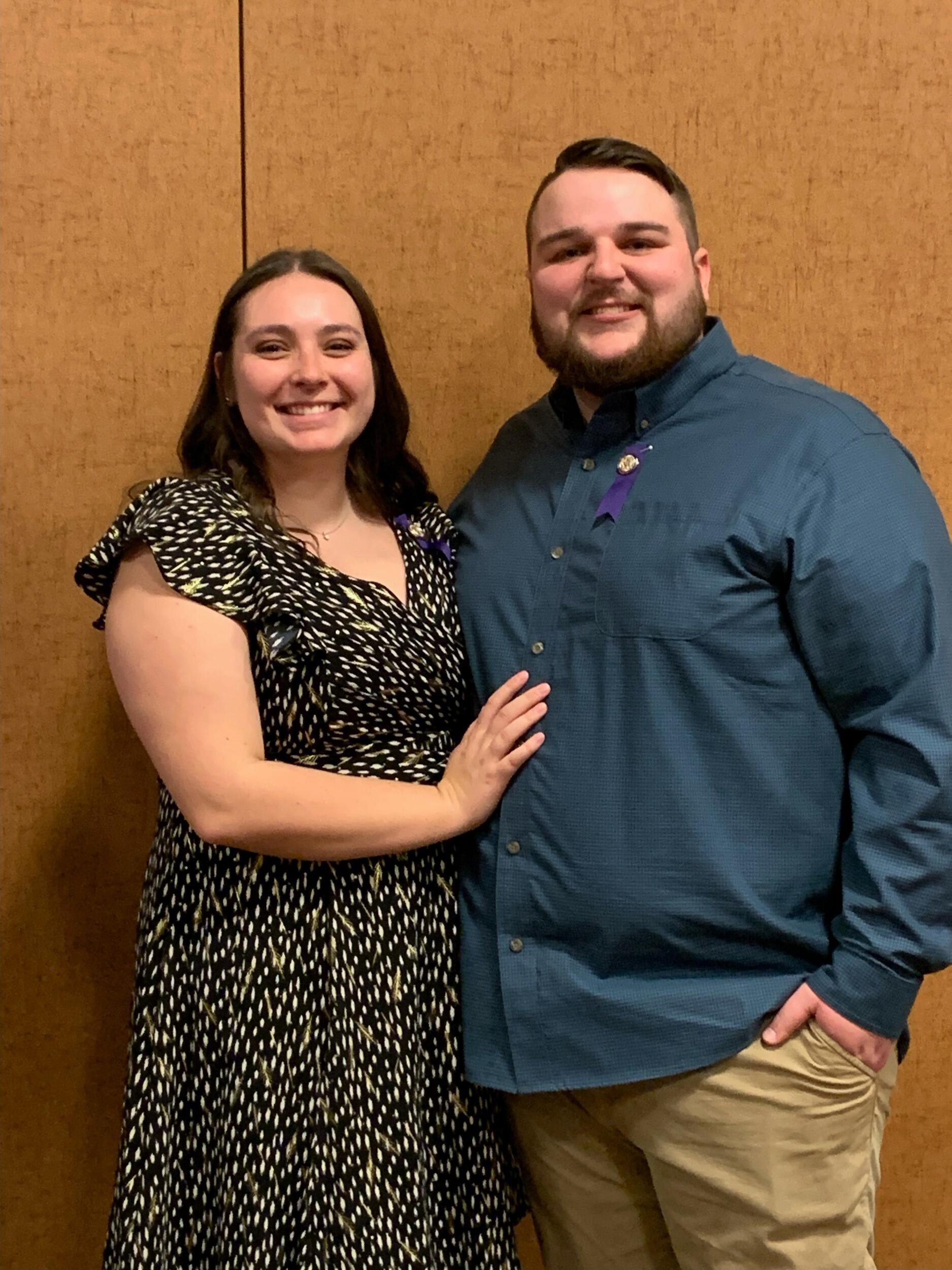 Pinning ceremony and blessing of the hands