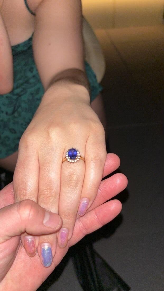 The day we got engaged! 