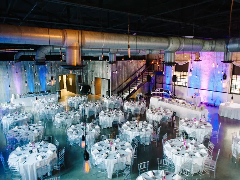 The Brick winter wedding venue in South Bend, Indiana