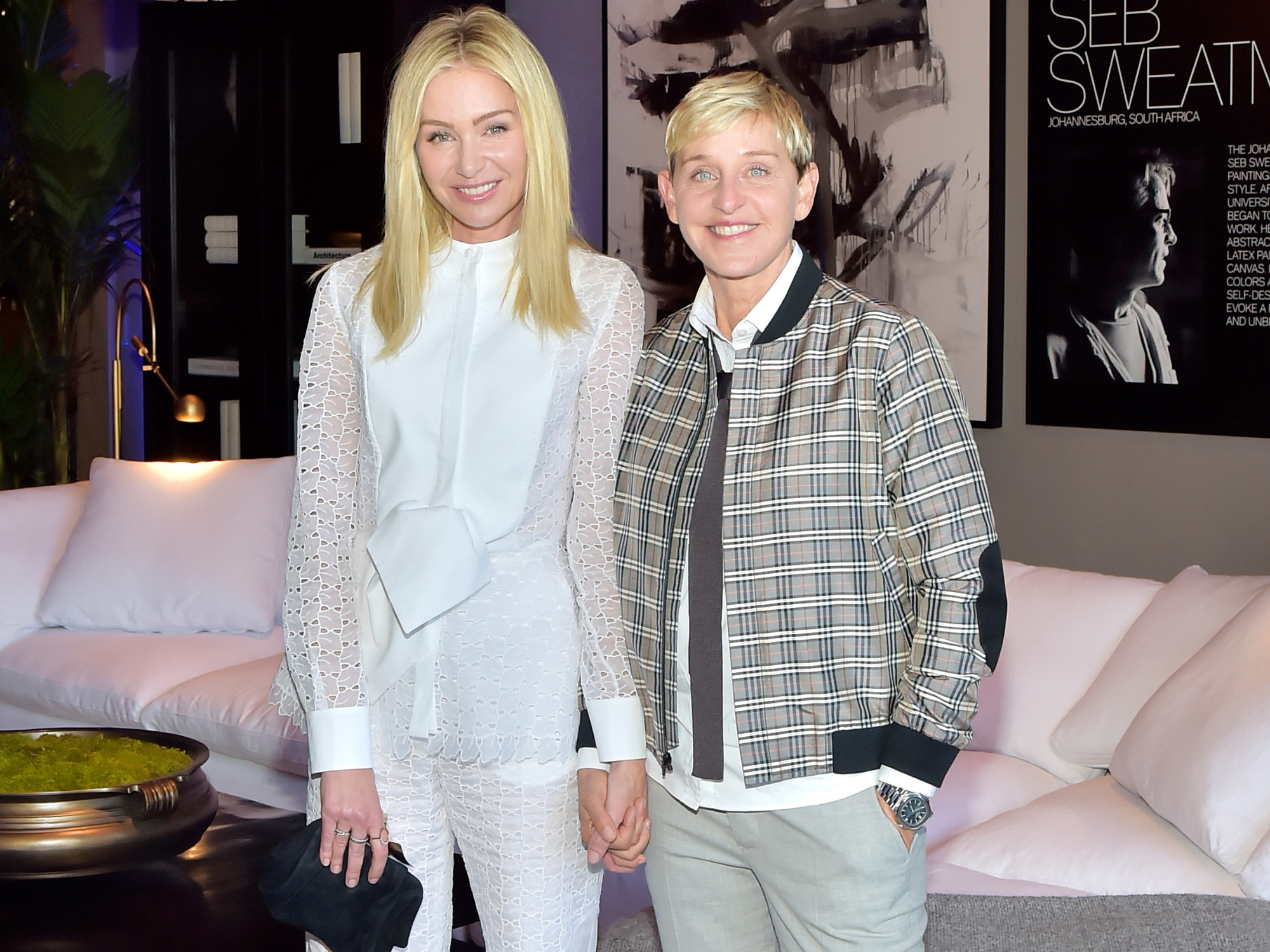 Portia de Rossi and Ellen DeGeneres attend GENERAL PUBLIC x RH Celebration in 2018