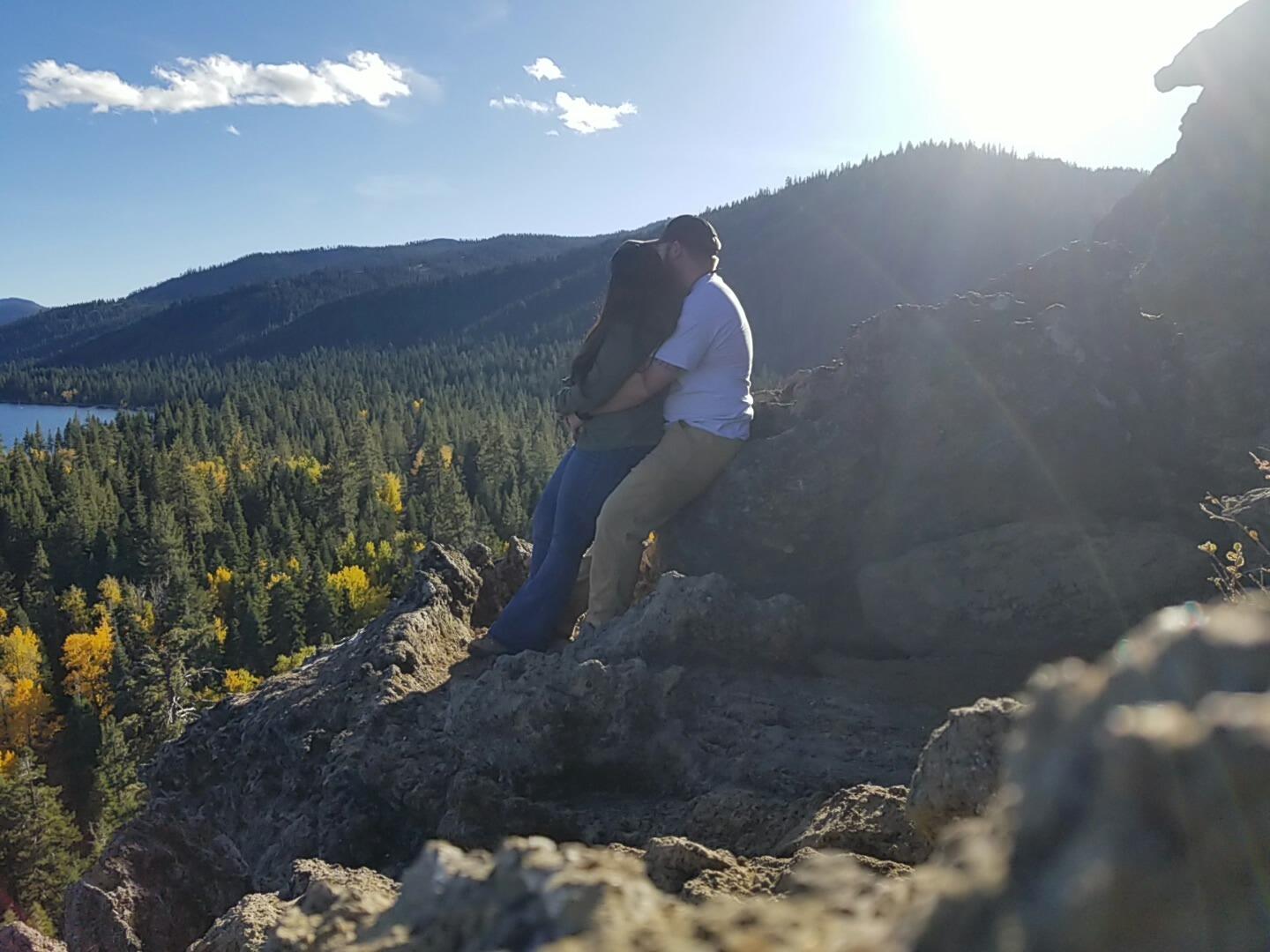 Hiked up to a great peak with a gorgeous view of Lake Tahoe.