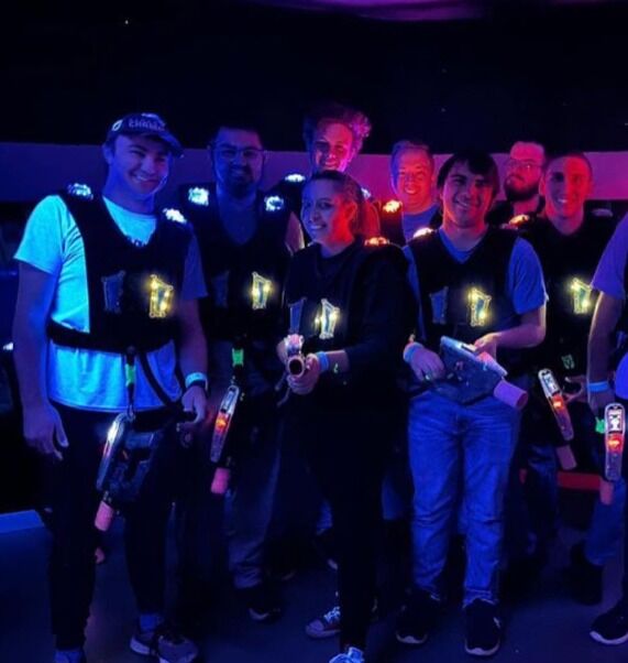 The first time Kyle thought there was something special about Ash: Lazer tag with the boys.