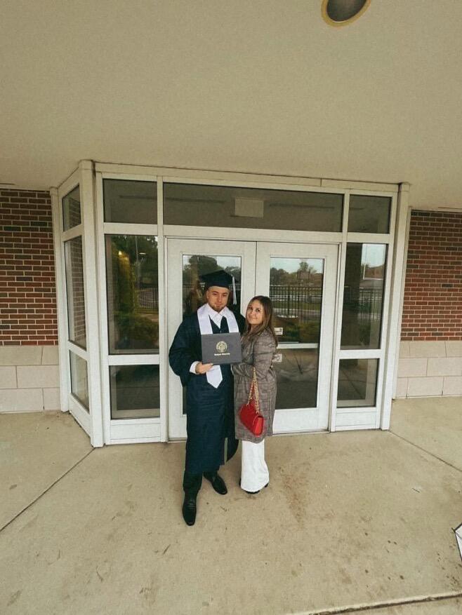 Mathews graduation from Elmhurst University! Izabelle was so proud this day to see Mathew accomplish something that not only was his dream but his parents. 