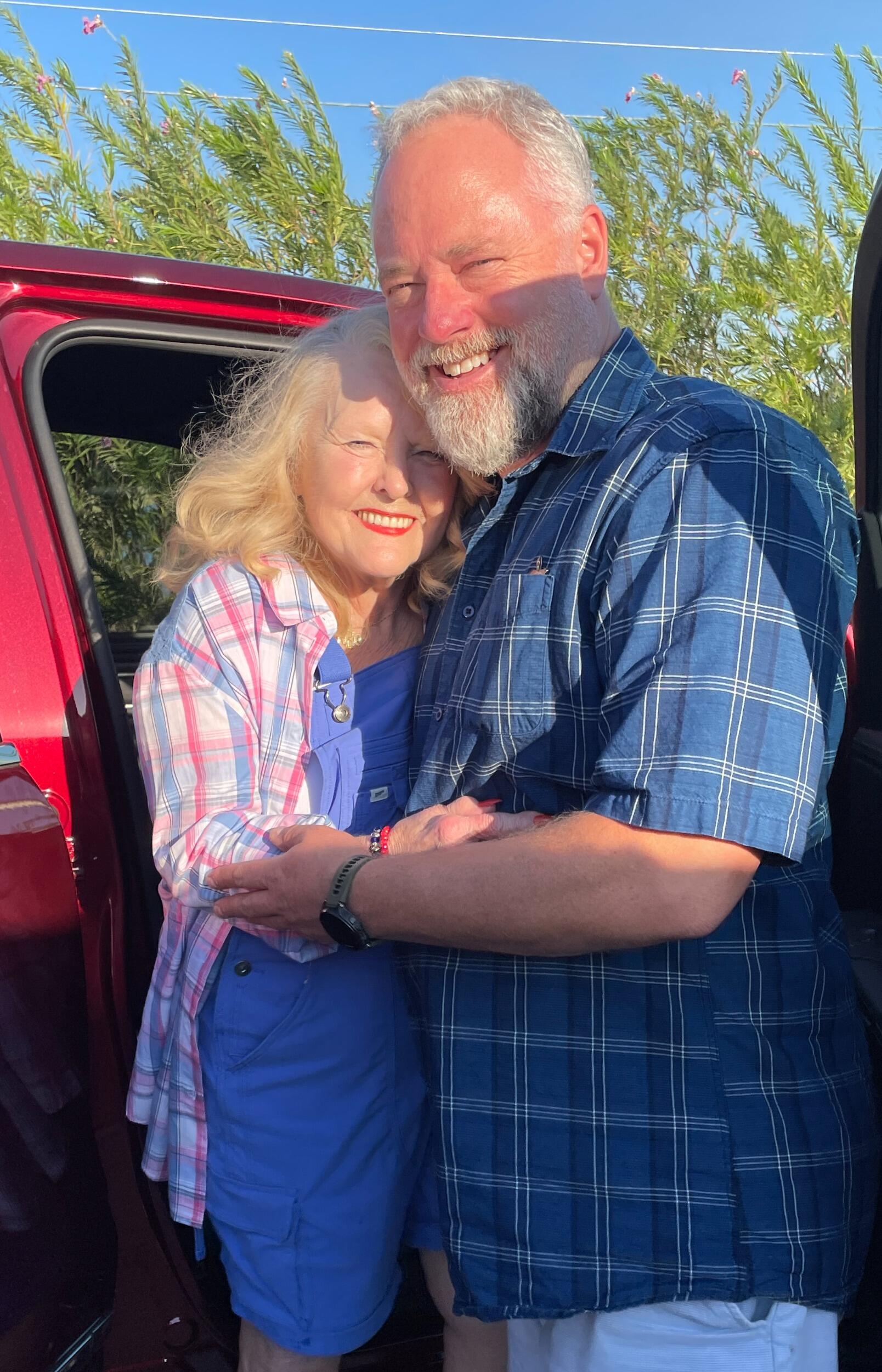 My mom's birthday - Dave is definitely mom-approved!