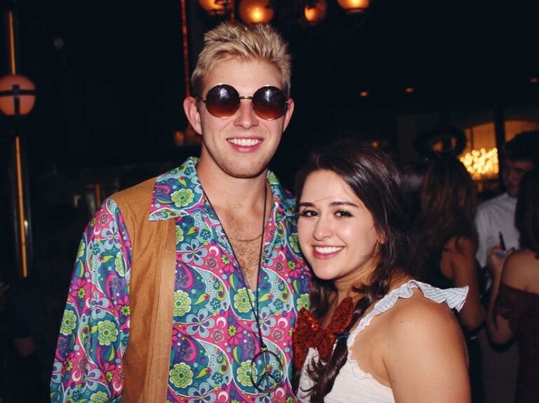Our 1st Halloween...not the first or last time Chandler wore this hippie costume 