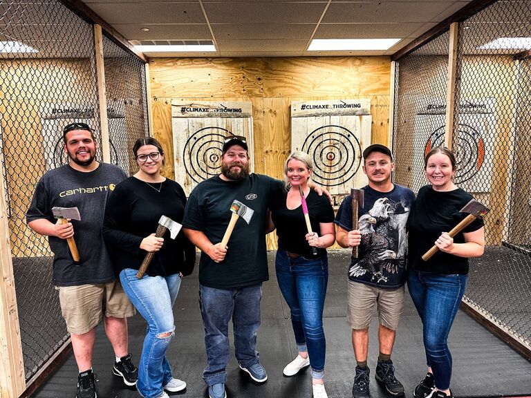 NASCAR gets rained out so we throw axes
