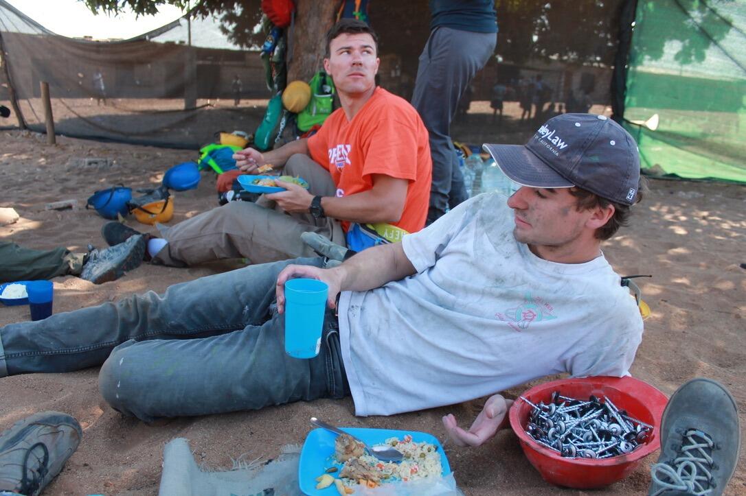 Whether it was on lunch breaks on the worksite, or in the back of the van, Sam and Abby discussed everything known to man while in Maputo, Mozambique.