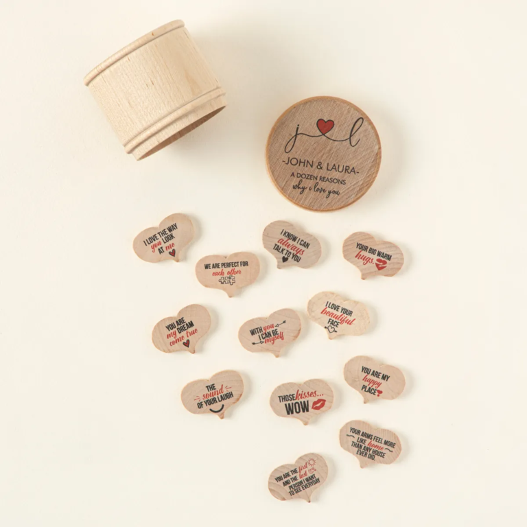 Custom love hearts Valentine's gift for husband