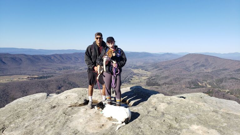 One great thing about Blacksburg was that they had plenty of new hikes to enjoy! Featuring McAfee Knob.