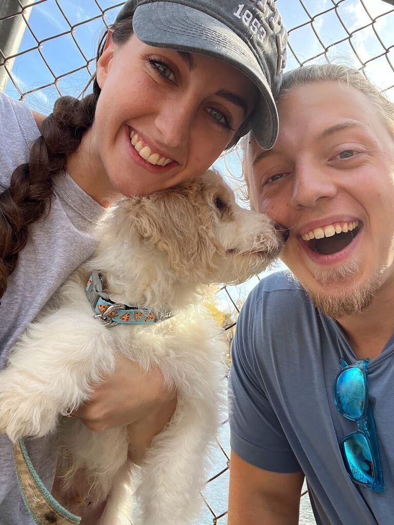 A few months after living together and being engaged, we welcomed baby Jarvis into our fam!