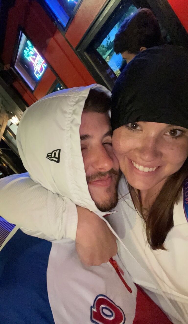 Bradley asked Olivia to be his girlfriend on a rainy night in Georgia.