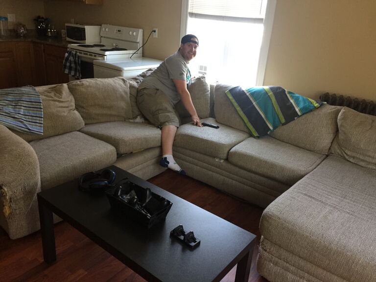 Moving into Johnny's first apartment in Springhill