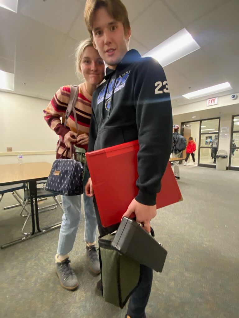 Elias did PSEO during our junior year, so every second together at school was special for Sam.