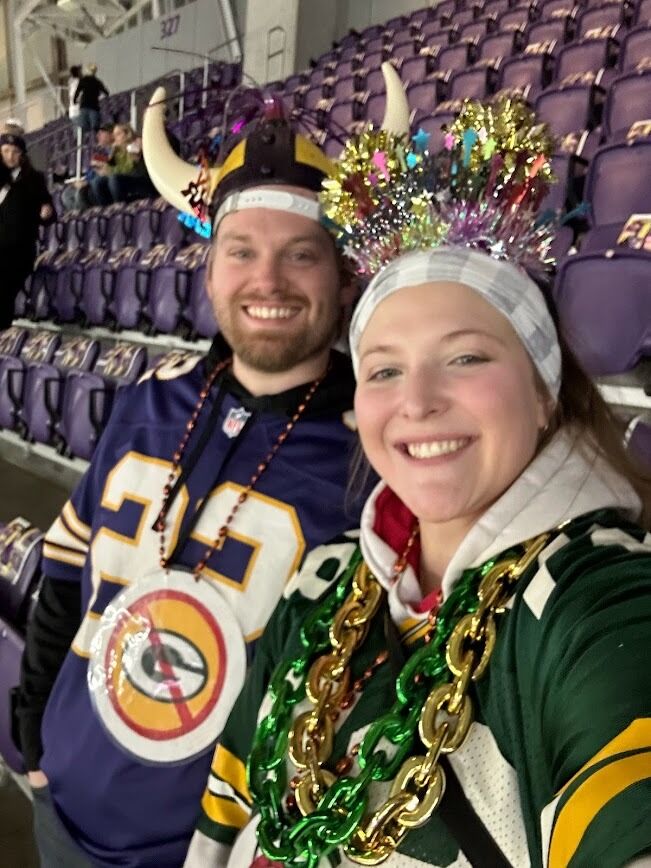 Gabbie's first trip to US Bank Stadium; yes, the Packers won.

For those keeping track Gabbie's teams have the better record than Ben's teams for games we've gone to.

Also, we moved...again. 