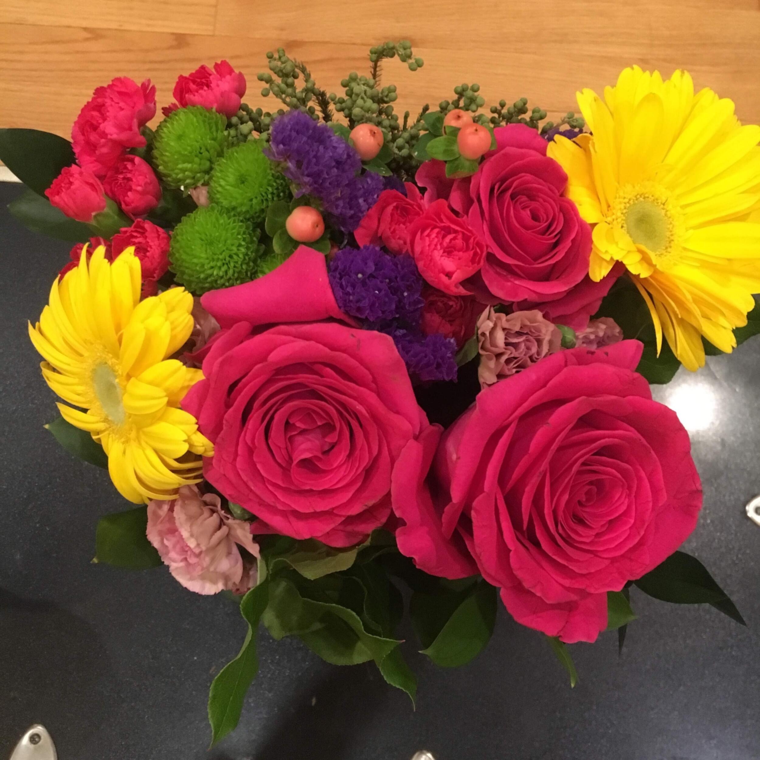 Flowers Ryan brought to our 3rd date. This was the date we both realized this was something really great! 