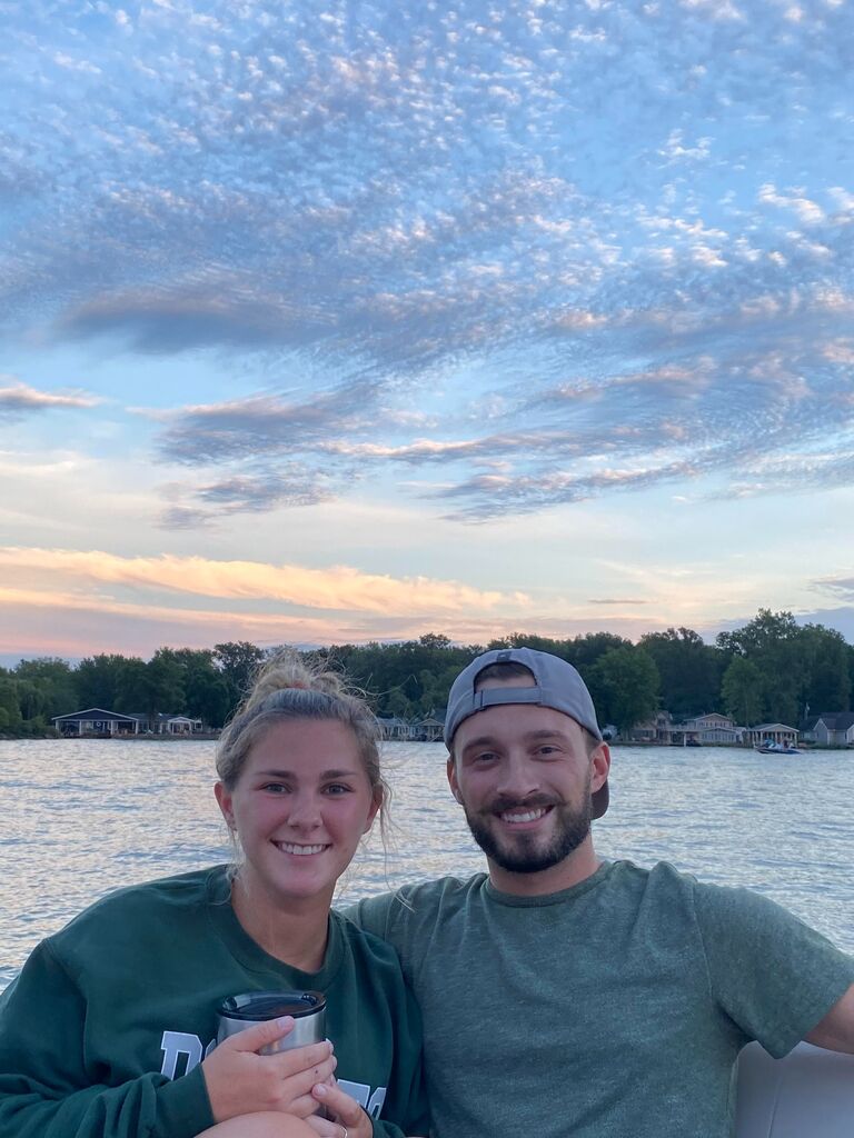 First summer together spending time at the lake! Couldn't have imagined that Scotty would be proposing at this same spot 3 years later. 